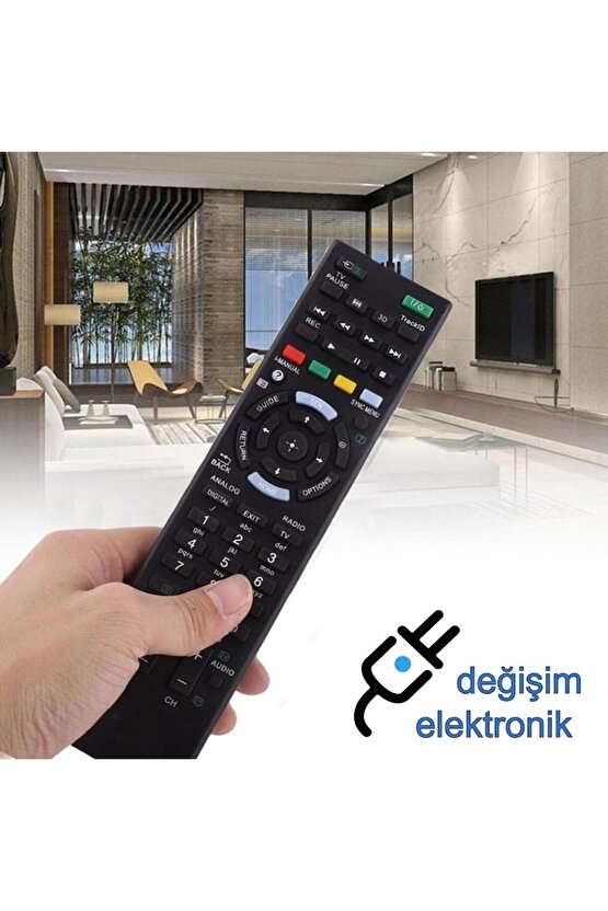Sony Bravia  Uyumlu  Rm-ed047 Led Tv Kumandası