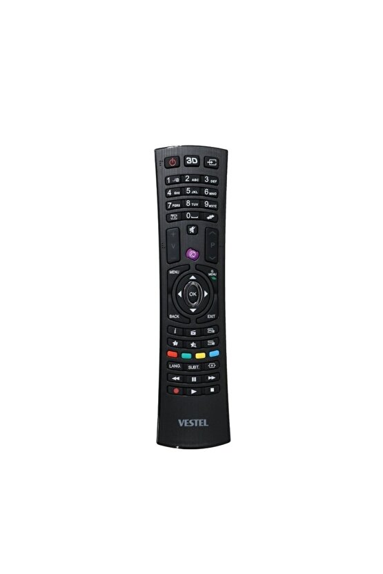 Vestel Smart Led Tv Kumandası Ses Ve Kanal Tuşları Işıklı Orjinal