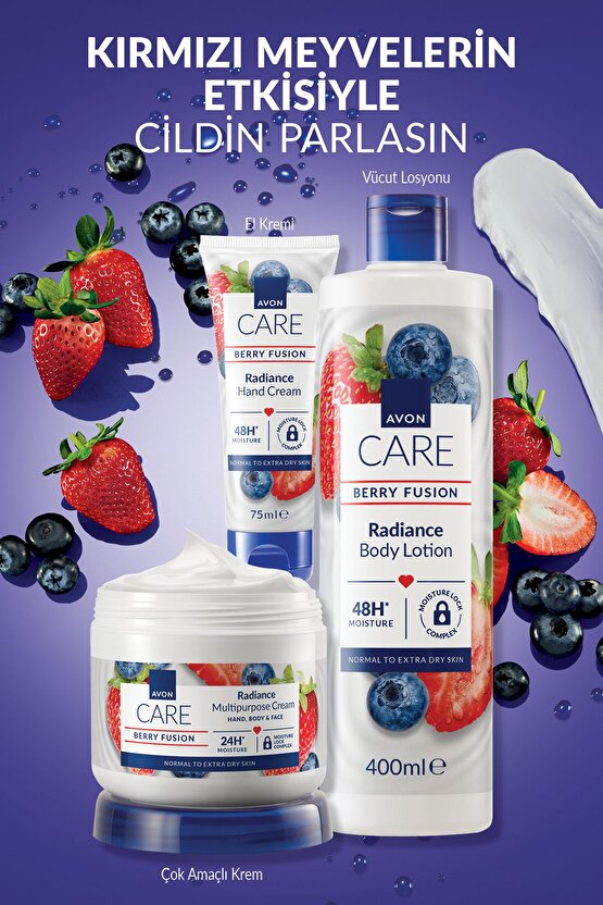 Care Yaban Mersini Ve Çilek Özlü El, Vücut Kremi 400 Ml.