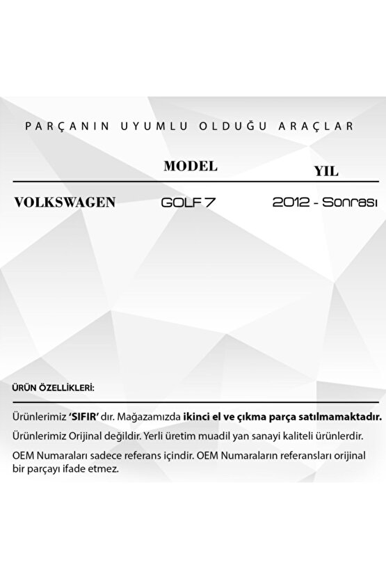 Volkswagen Golf 7 Için Egr Dişlisi (48 Diş)