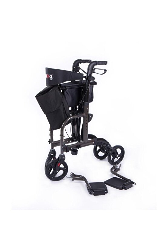 İthal Lüx Ayak Pedallı Alüminyum Rolatör Yürüteç Bz9124a