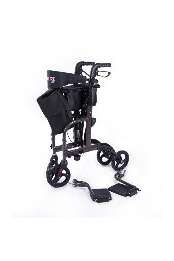 İthal Lüx Ayak Pedallı Alüminyum Rolatör Yürüteç Bz9124a