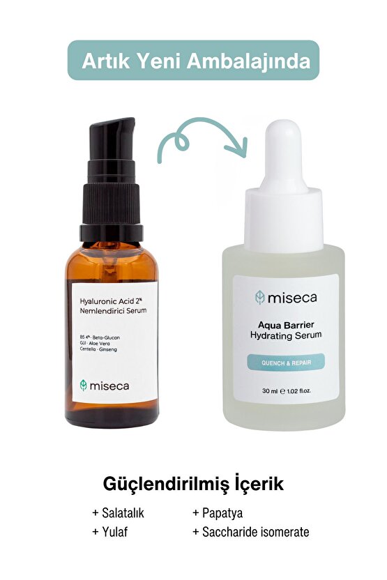 Aqua Barrier Nemlendirici Ve Onarıcı Serum 30 ml | Hyaluronic Acid Panthenol