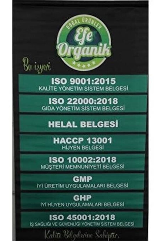 Efe Organic ALAÇATI DAMLA SAKIZI 450 GRAM