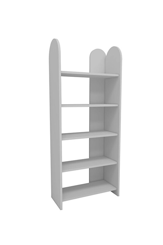 Dekoratif 5 Raflı Kitaplık Modern Kitaplık Kütüphane Organizer