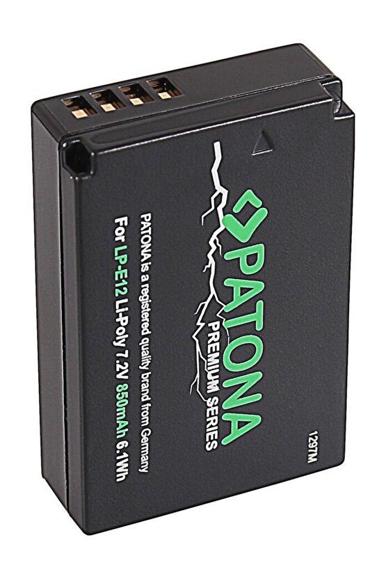 Premium Canon Lp-e12 Batarya Pil