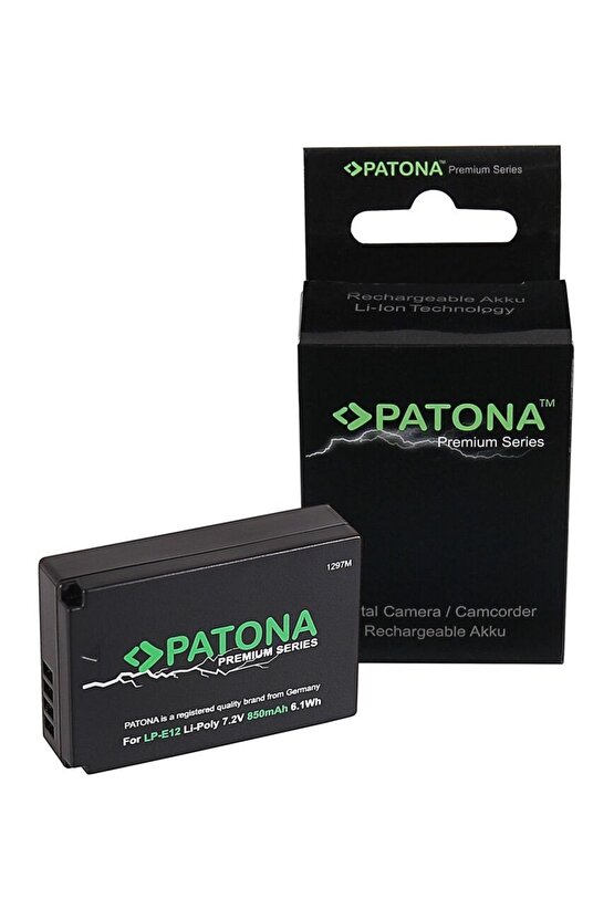 Premium Canon Lp-e12 Batarya Pil