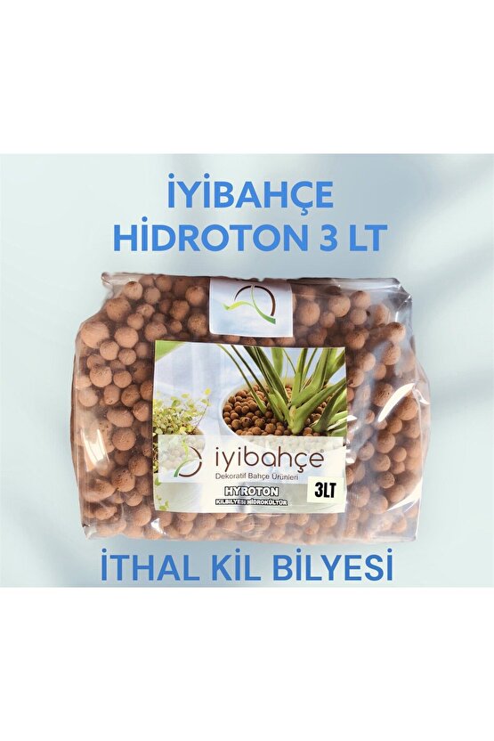 HİDROTON KİL BİLYESİ 3 LT Yuvarlak