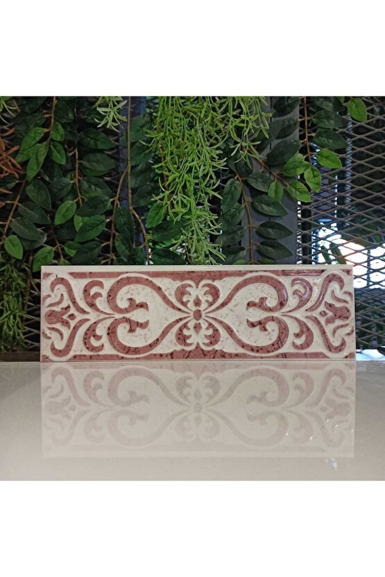 Bordür & Süpürgelik 10x33 Buket Pembe