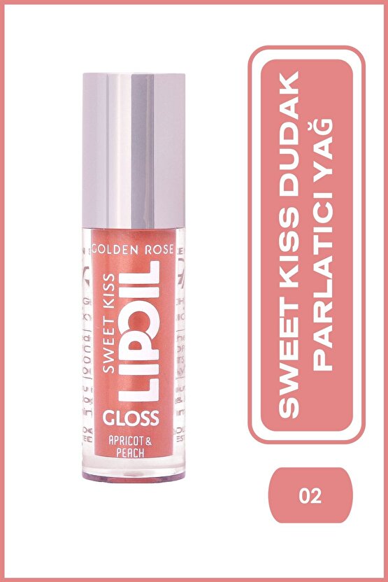 Sweet Kiss Lip Oil Gloss No:02 - Dudak Parlatıcı Yağ