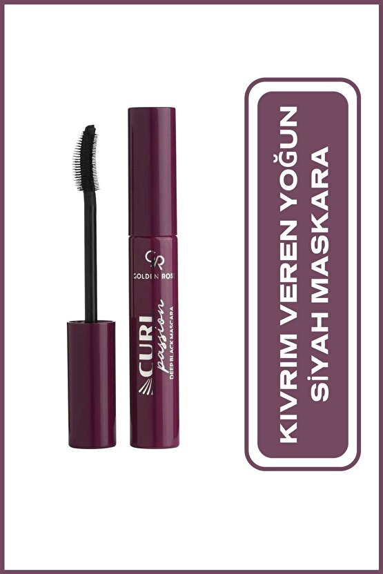 Curl Passion Deep Black Mascara - Kıvrım Veren Yoğun Siyah Maskara