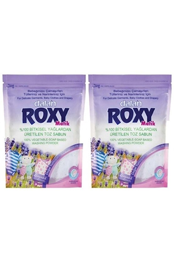 Roxy Doğal Matik Toz Sabun Lavanta 800g 2 Adet