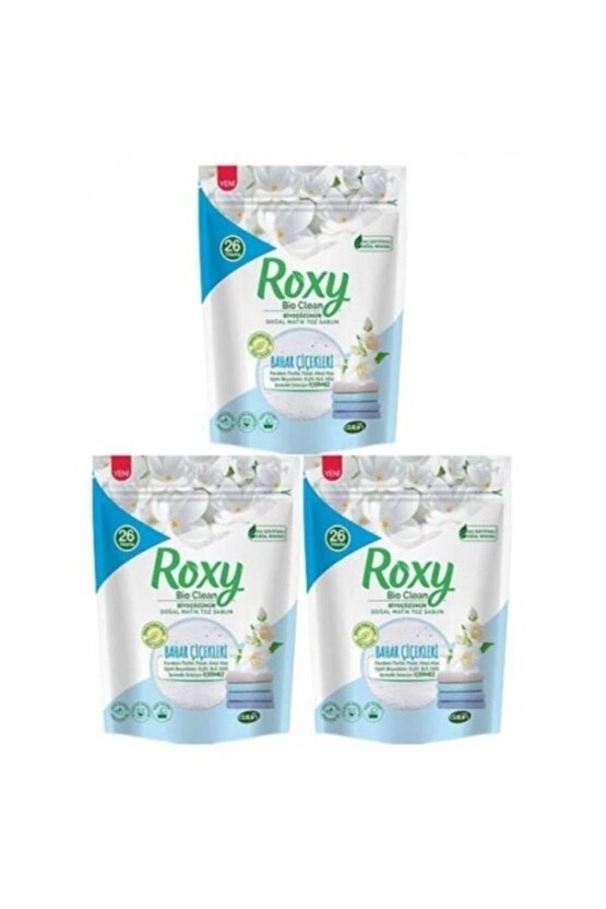 Roxy Bio Clean Bahar Çiçekleri Toz Sabun 3 X 800 G