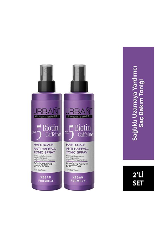 Expert Biotin ve Kafein Dökülme Karşıtı Tonik Seti 2x200ml-vegan