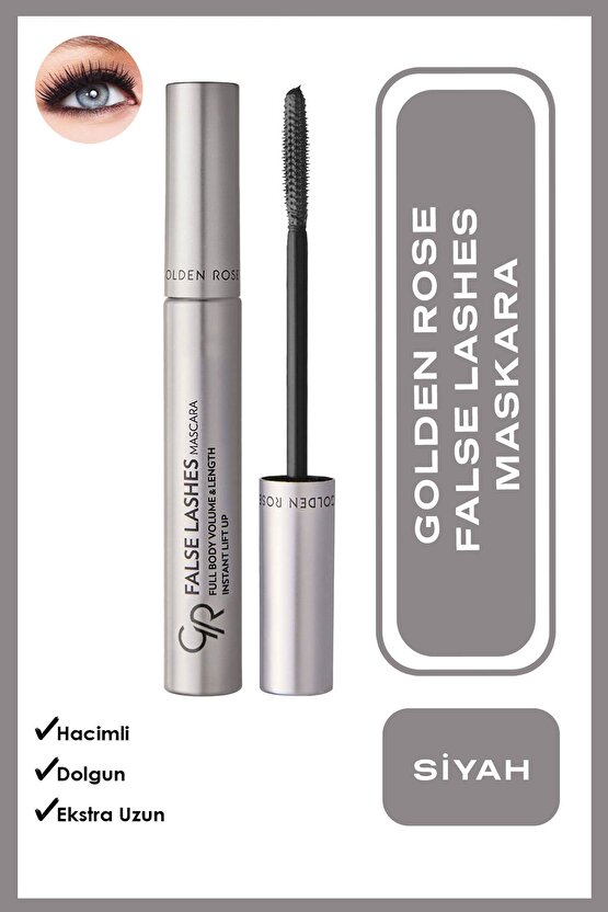 False Lashes Mascara - Black - Hacim Veren Maskara
