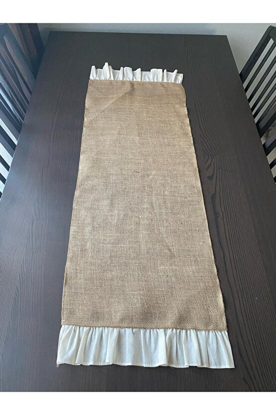 Fırfırlı Jüt Runner 40x120