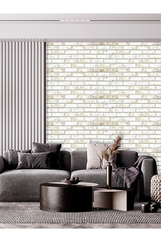Tuğla Desenli Strafor Köpük Duvar Kaplama Paneli 3 Boyutlu 207-210