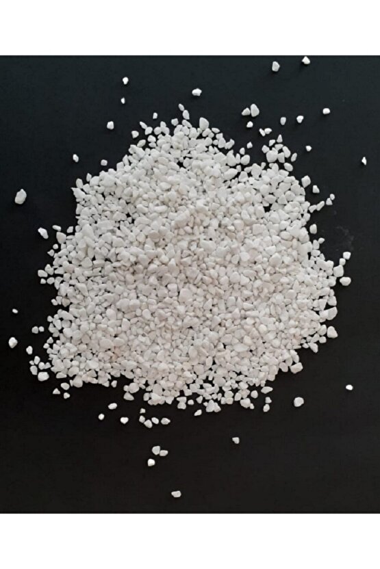 Tamburlanmış Beyaz Dolomit Taşı-10 Kg 4-8 Mm Beyaz Doğal Taş