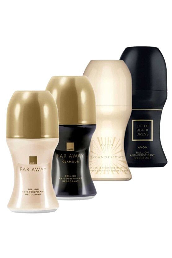 Far Away, Far Away Glamour, Incandessence ve Little Black Dress Kadın Rollon Paketi