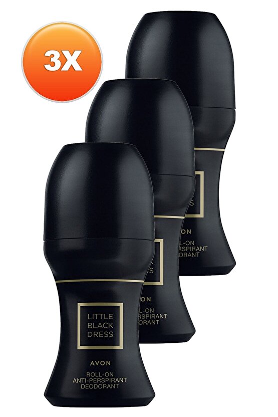 Little Black Dress Kadın Rollon 50 Ml. Üçlü Set