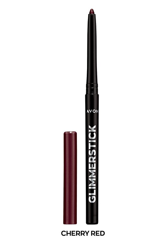 Glimmersticks Asansörlü Açılıp Kapanabilen Göz Kalemi Cherry Red