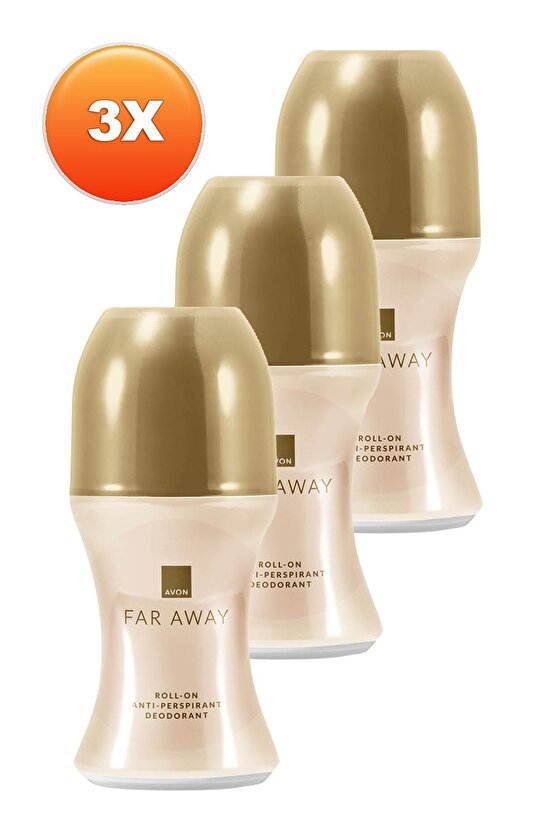 Far Away Kadın Rollon 50 Ml. Üçlü Set