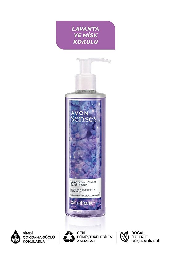 Senses Lavander Calm Lavanta Ve Misk Kokulu Sıvı El Sabunu 250 Ml.
