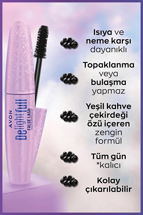 Delightful False Lash Suya Dayanıklı Maskara 10 Ml. Blackest Black