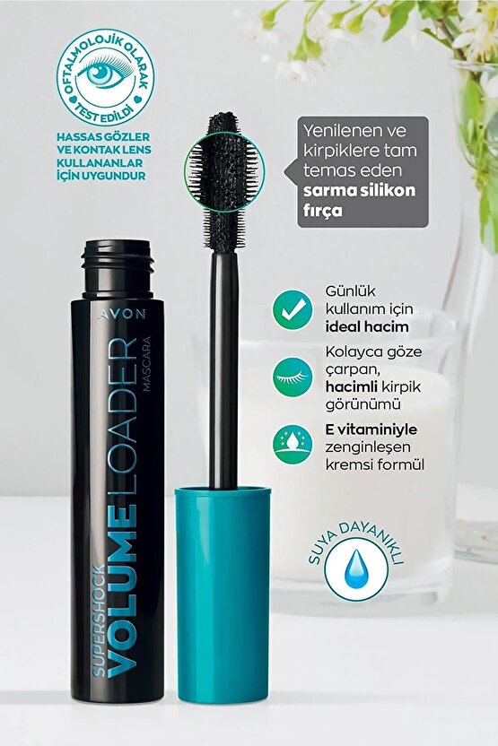 Supershock Volume Loader Maskara 10 Ml. Blackest Black