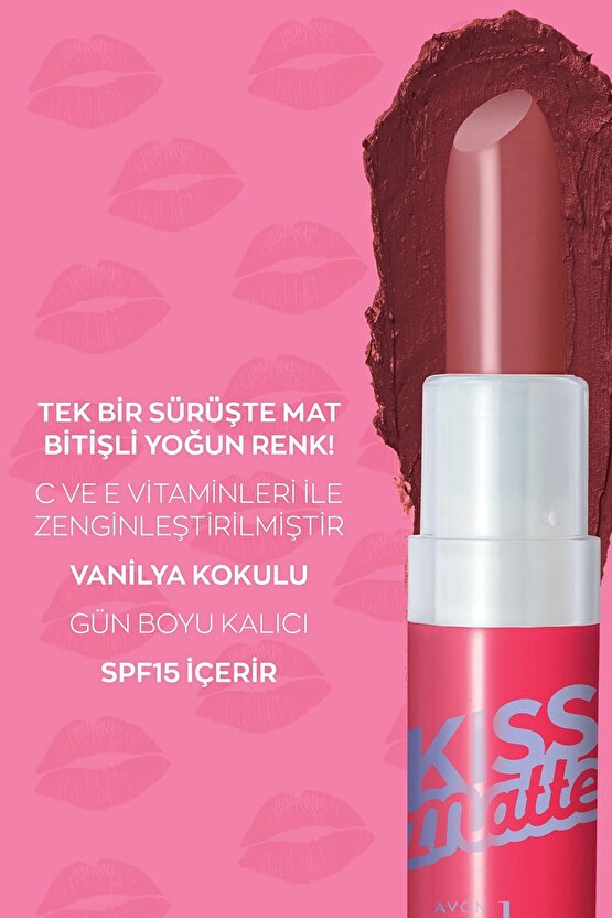 Color Trend Kiss Mat Ruj Cranberry Glam