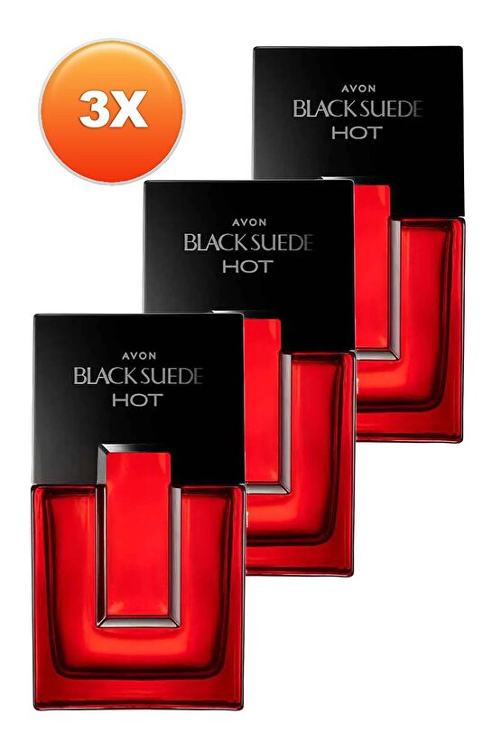 Black Suede Hot Erkek Parfüm Edt 75 Ml. Üçlü Set