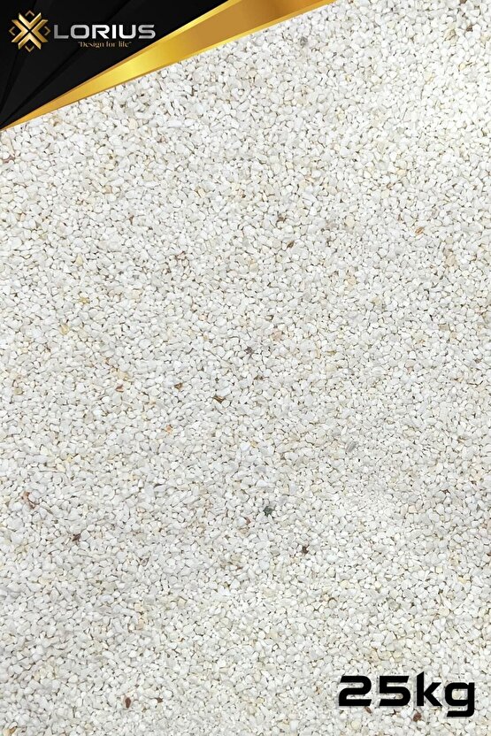 25kg Beyaz 1.5-3mm Boyutunda Dolamit Akvaryum Kumu