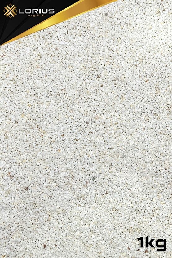 1kg Beyaz 1.5-3mm Boyutunda Dolamit Akvaryum Kumu