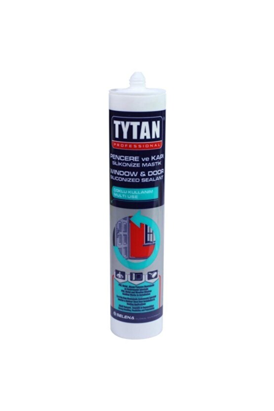 Beyaz Silikonize Pencere Ve Kapı Mastik 500gr
