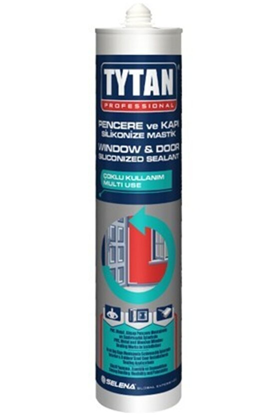 Beyaz Silikonize Pencere Ve Kapı Mastik 500gr
