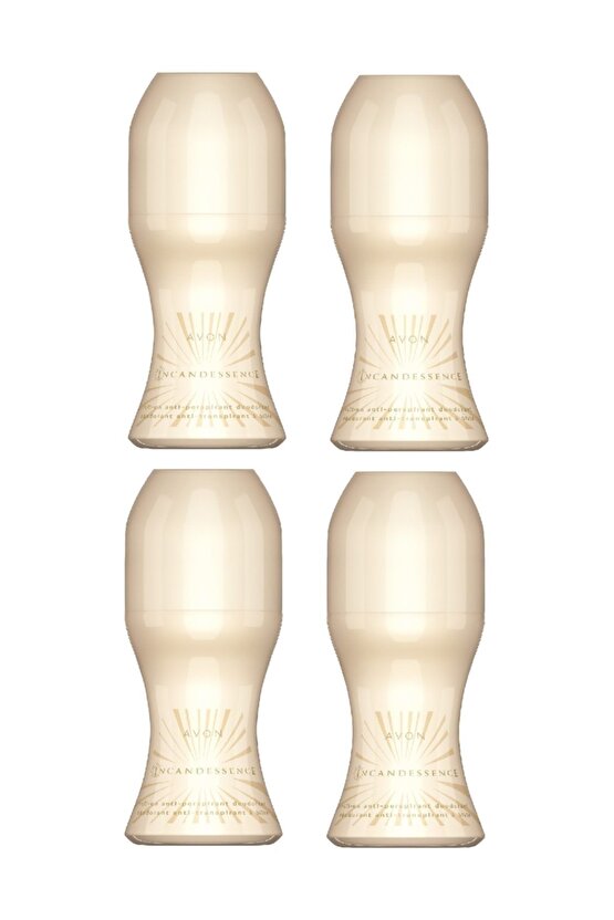 Incandessence Kadın Antiperspirant Roll On Deodorant Dörtlü