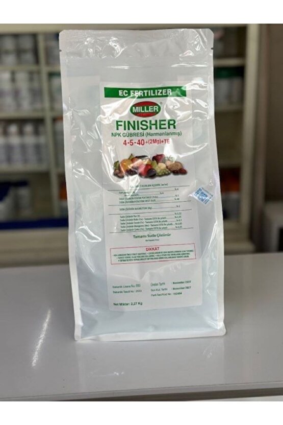 Nutrient Express Fınısher Npk Gübresi 4.5.40+(2mg) + Te 2,27 Kg