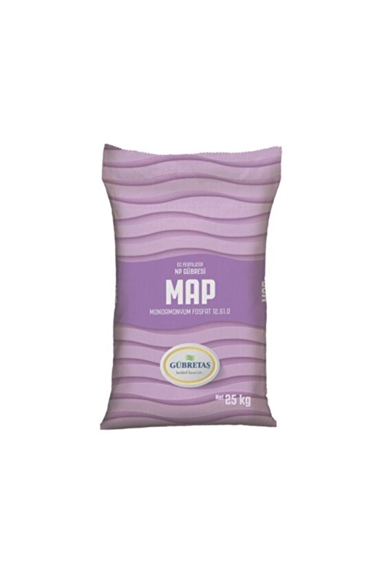 Map 12 61 0 Mono Amonyum Fosfat Yaprak Damla Sulama Azot Fosfor Gübre 25kg