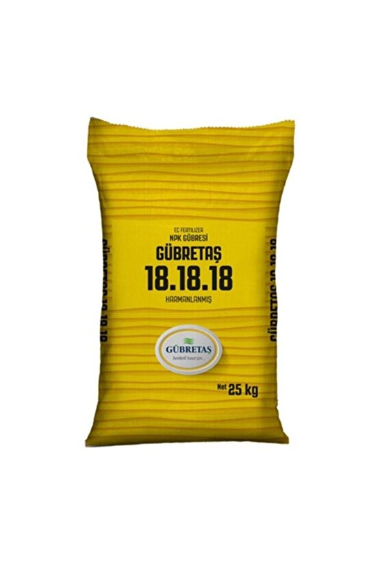 18.18.18 me Harmanlanmış-25 Kg Npk Gübresi