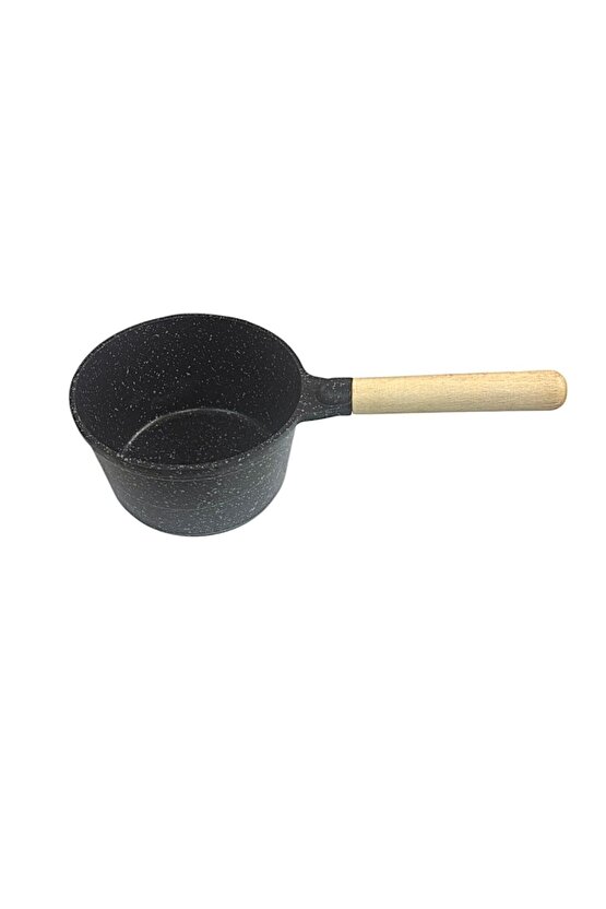 14 Cm Ahşap Saplı Döküm Granit Sosluk 1 Litre