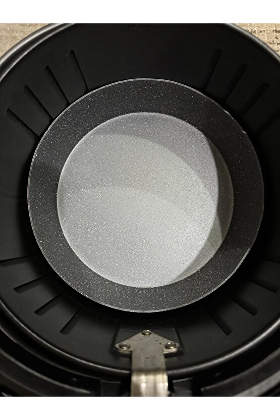 Airfryer Uyumlu Granit Tepsi 20 Cm Çapında
