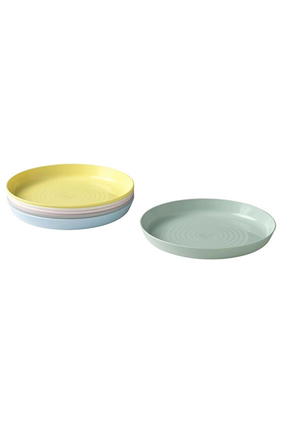 pastel tonlarında çocuk yemek takımı