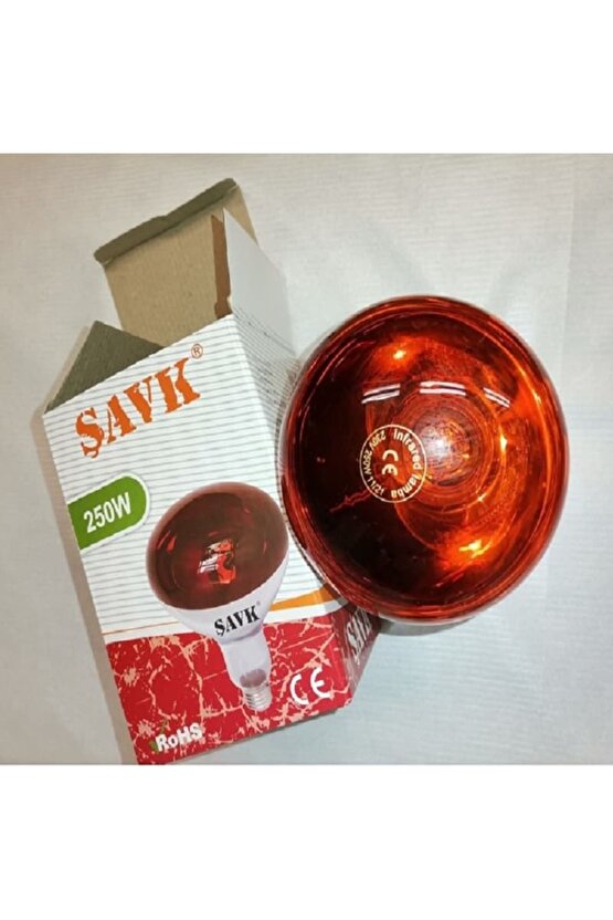 İnfrared Ampül 250w Br40 E27 Red 1200k