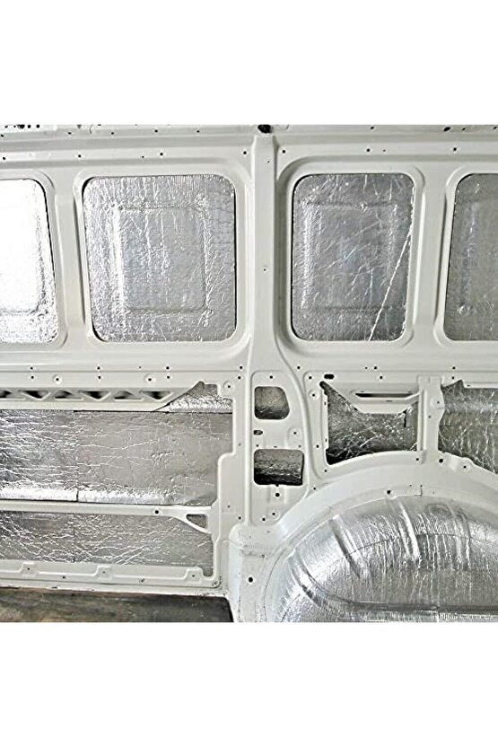 6 Mm 150x100cm Oto Ses Kaput Altı Alüminyum Folyolu Kendinden Yapışkanlı Kaucuk Ses Yalıtım Levhası
