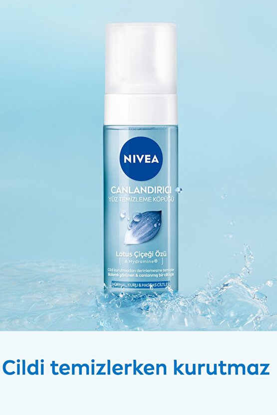 Canlandırıcı Yüz Yıkama Köpüğü 150ml, Derinlemesine Temizleme, Nemlendirici, Normal Ciltler