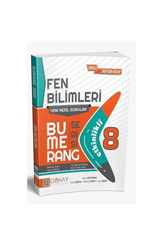 Günay 8.sınıf Bumerang Etkinlikli Fen Bilimleri Akıllı Defter