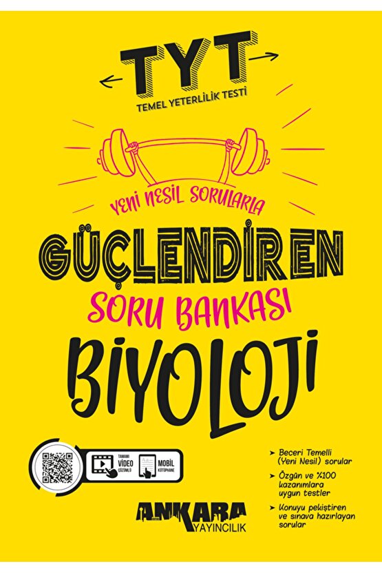 Ankara 2025 Tyt Biyoloji Güçlendiren Soru Bankası