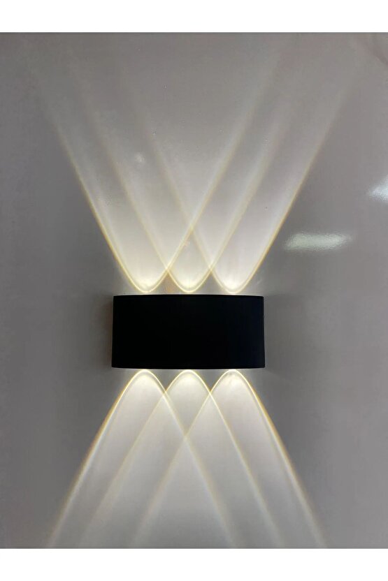 Iç & Dış Mekan  10W  Watt Duvar Apliği Günışığı Renk Led Dekoratif Duvar Aplik