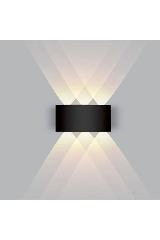 Iç & Dış Mekan  10W  Watt Duvar Apliği Günışığı Renk Led Dekoratif Duvar Aplik