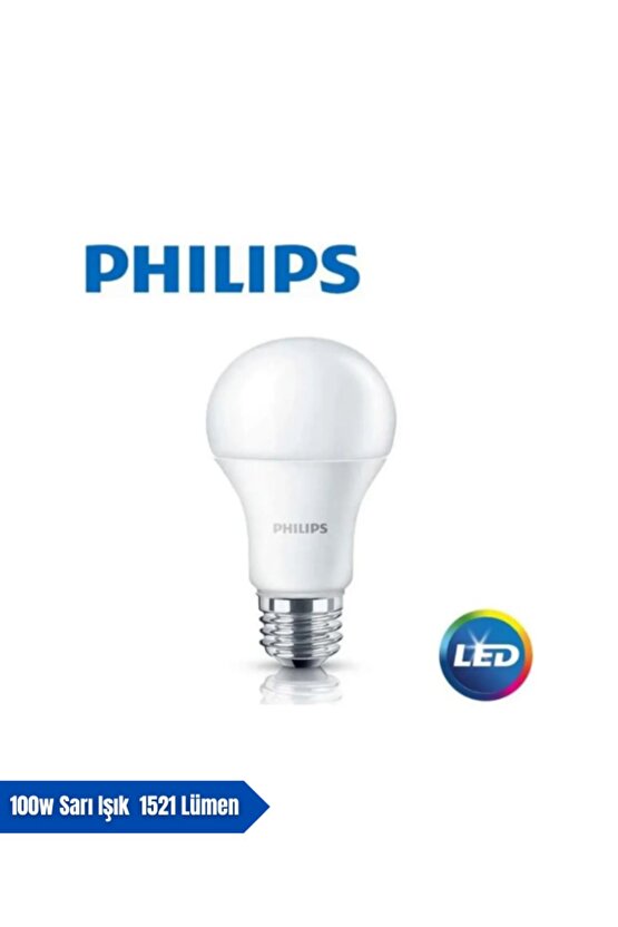 Mycare LED Lamba 13W - 100W 2700K Sarı  Işık  1521 Lümen Yüksek Işık